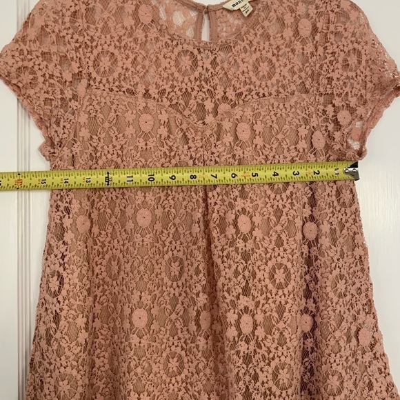 MONTEAU Top Lined Laced Top-Mauve size Medium - Picture 14 of 15